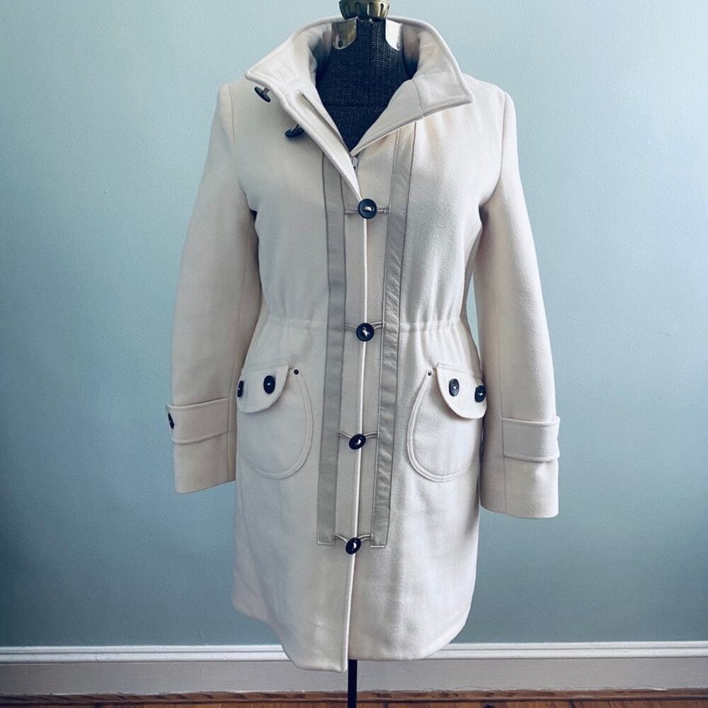 Mackage Winter White Wool Long Jacket - image 1